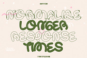 Curly Wurly | Retro Display Bubble, a Sans Serif Font by ana & yvy (Thumbnail 4 of 13)