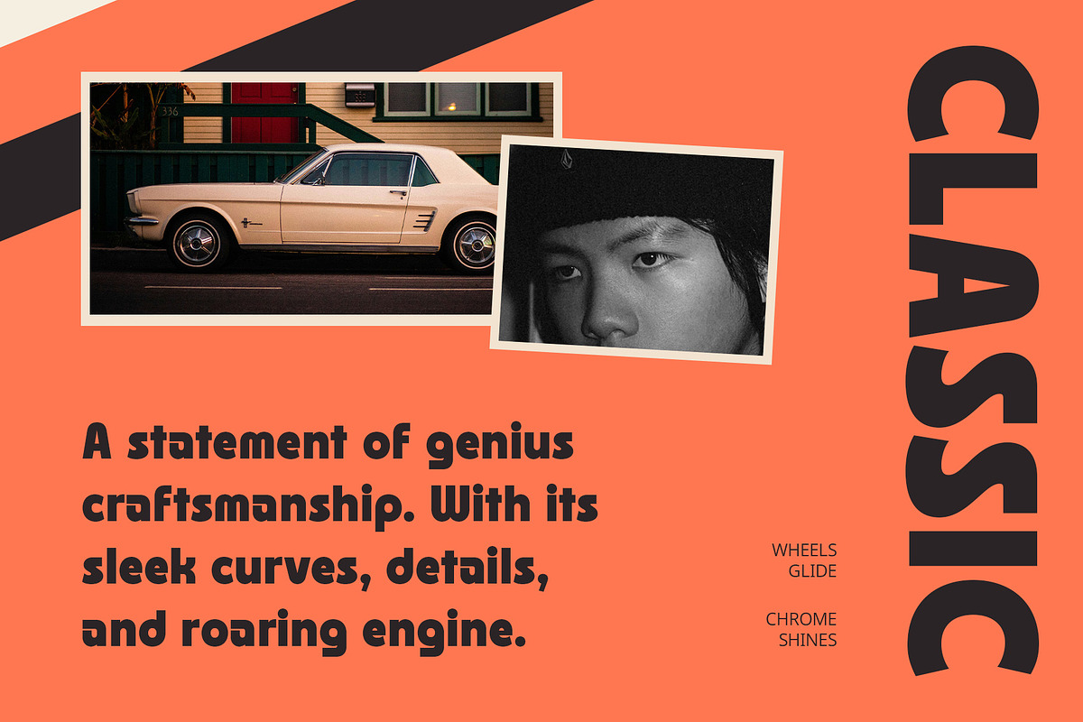 CS Ragout – Bold Font, a Sans Serif Font by Craft Supply Co. (Photo 2 of 8)