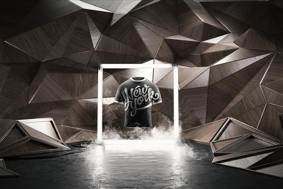 Man T-shirt Mock-up / Animated shots, a Shirt Mockup by GK Creative (Photo 2 of 6)