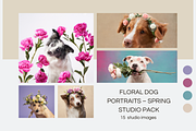 Spring Dogs Floral Photo Pack, an Animal Photo by Animalistica (Thumbnail 1 of 4)