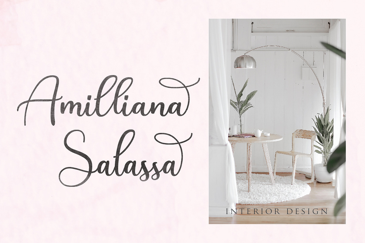 Andina - Modern Script Font preview 3