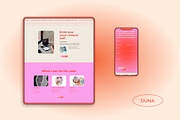 Squarespace 7.1 Template: Radiate ⓪, a Websites & App Template by dunagency (Thumbnail 5 of 9)