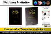 Wedding Invitation Mockup + Template, an Invitation Template by Korner (Thumbnail 1 of 12)