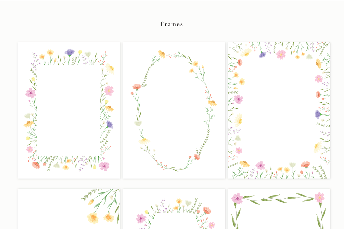 Watercolor Flowers Collection, a Decorative Illustration by An Design (Photo 3 of 5)