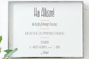 Hai Allison Fun Business Font, a Font by Creatype Studio (Thumbnail 7 of 8)