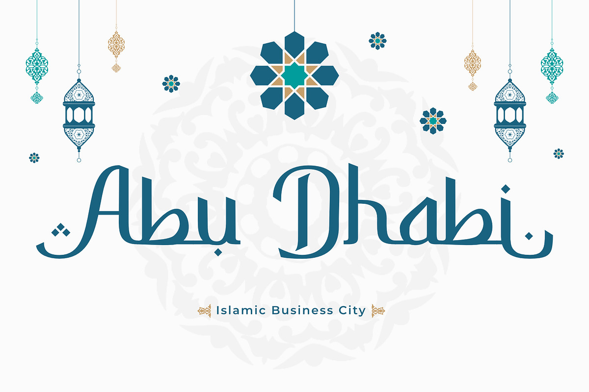 Bullan Ramadhan | A Faux Arabic Font, a Script Font by Andrimada Creative (Photo 3 of 13)
