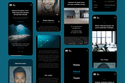 Dark Design Website PSD, Sketch, XD, a Landing Page Template by TIB Digital (Thumbnail 5 of 6)
