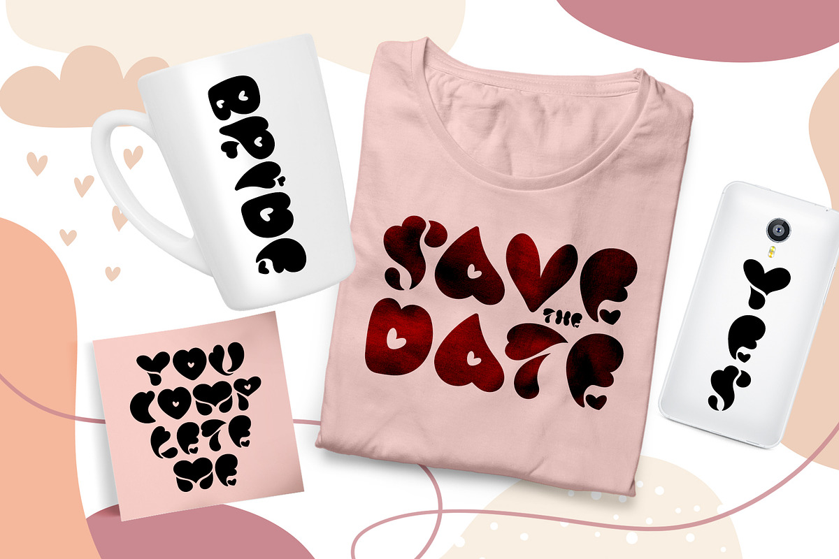 Love You Hand Drawn Font preview 2