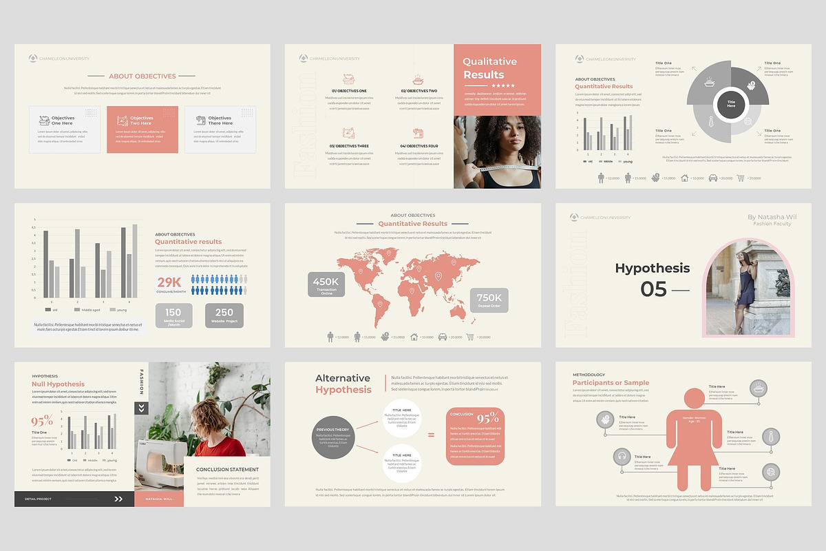 Thesis Defense Fashion PowerPoint, a Presentation Template by Art StoreID (Photo 4 of 5)