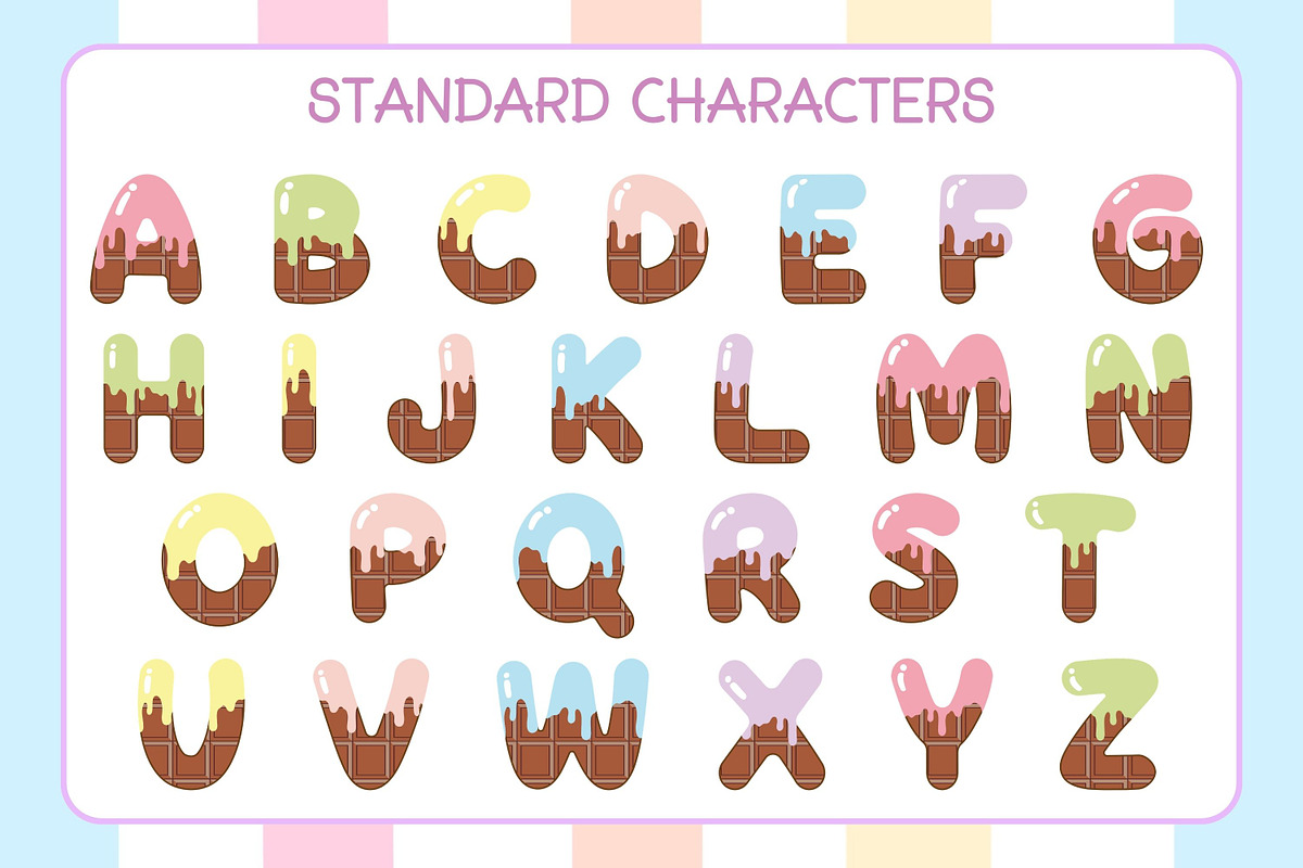 Chocky Vibes - Color Font, a Sans Serif Font by Adalin Shop (Photo 2 of 3)