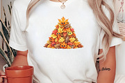 Watercolor Autumn Smiley Clipart PNG, a Seasonal Illustration by Canvas Craft (Thumbnail 8 of 9)