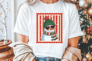 Christmas Snowman Coquette Stamps, an Illustration by Libby Wishes (Thumbnail 5 of 5)