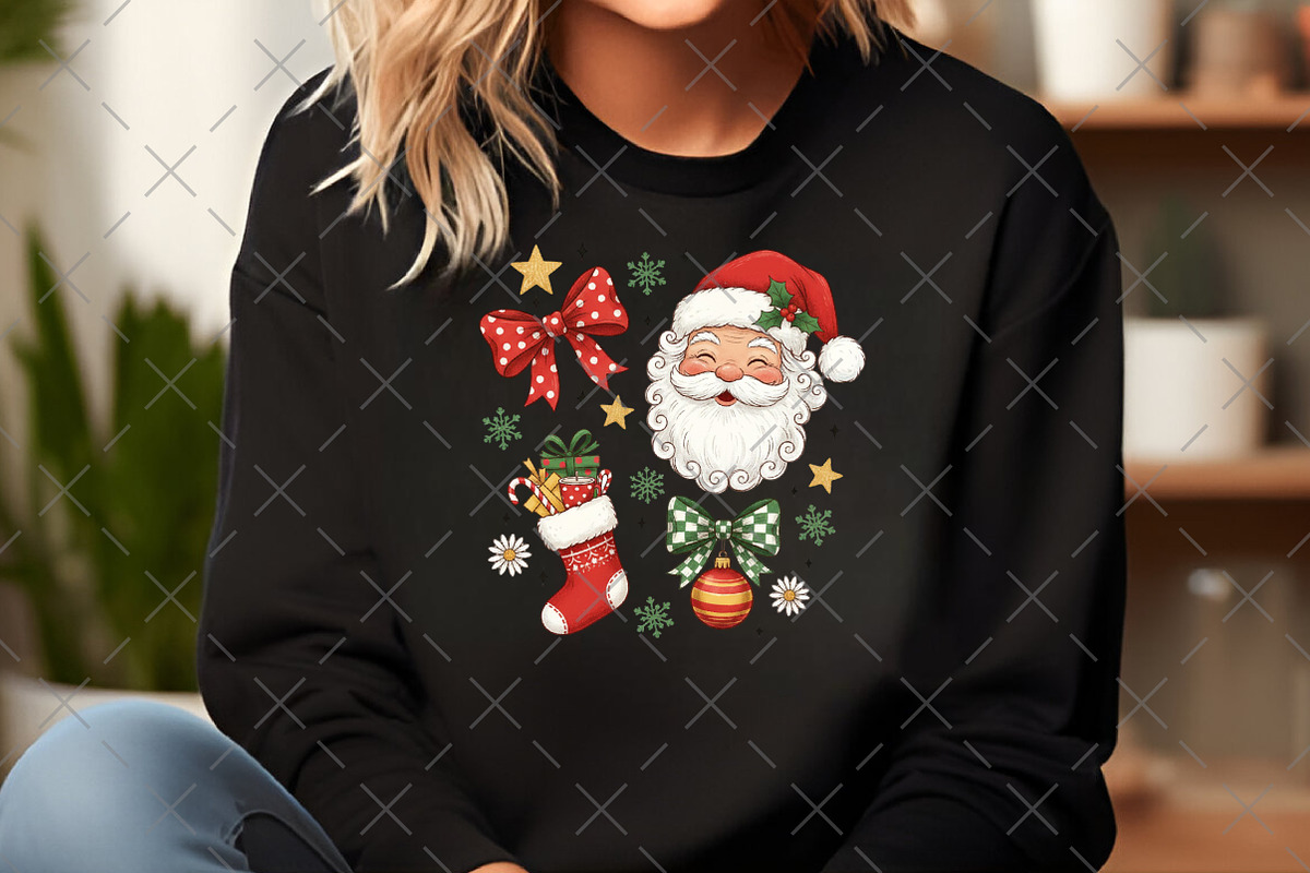 Santa Christmas Coquette Png, an Illustration by Craft Nest (Photo 2 of 6)