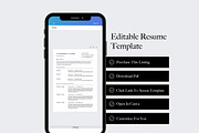 Printable Resume Template, Resume, a Resume Template by BrushstrokeArtGB (Thumbnail 5 of 5)