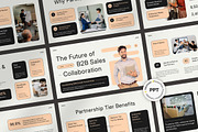 Modern B2B SaaS Sales Partnership, a Presentation Template by FIBRINOSÄ (Thumbnail 1 of 7)