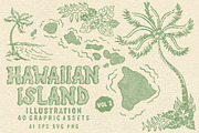 Hawaiian Graphic Illustration 2, an Illustration by Southerntown (Thumbnail 1 of 7)