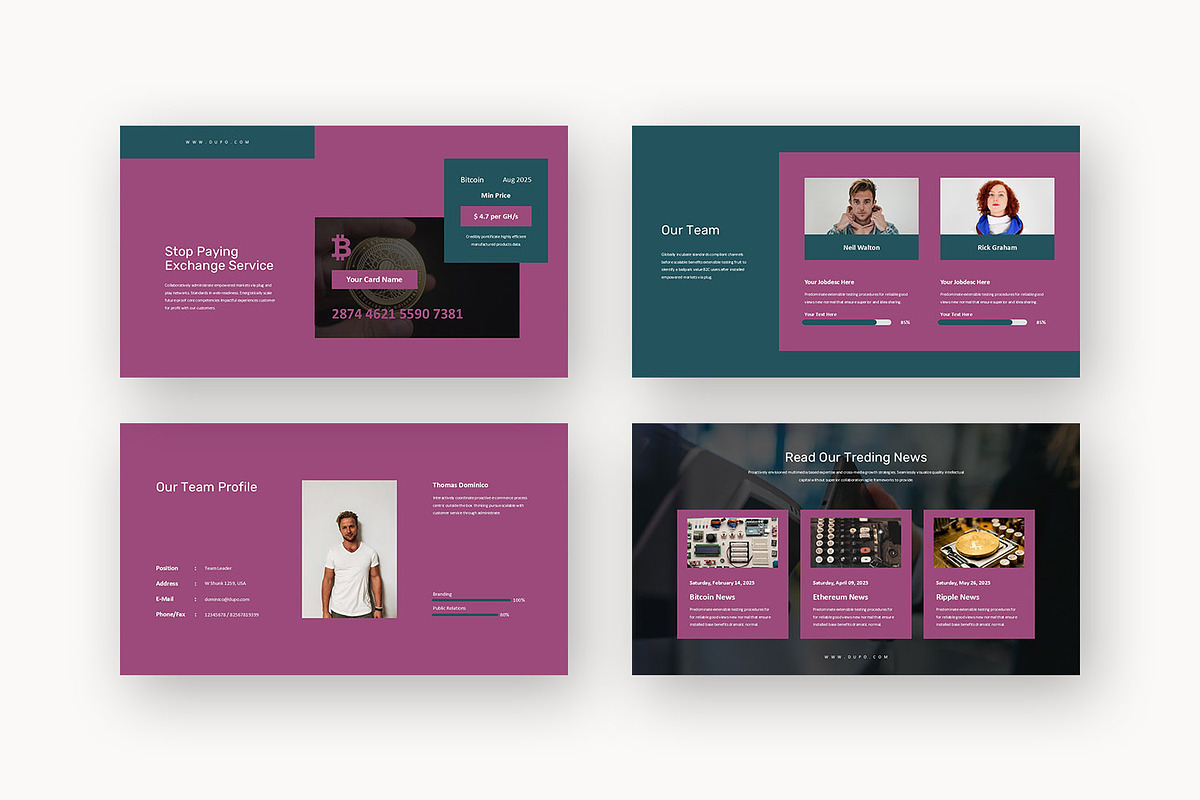 Dupo : Crypto Promo Google Slides, a Presentation Template by Punkl Camp (Photo 12 of 16)