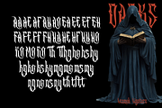Lenmok - Blackletter Typeface, a Blackletter Font by madeDeduk (Thumbnail 10 of 10)