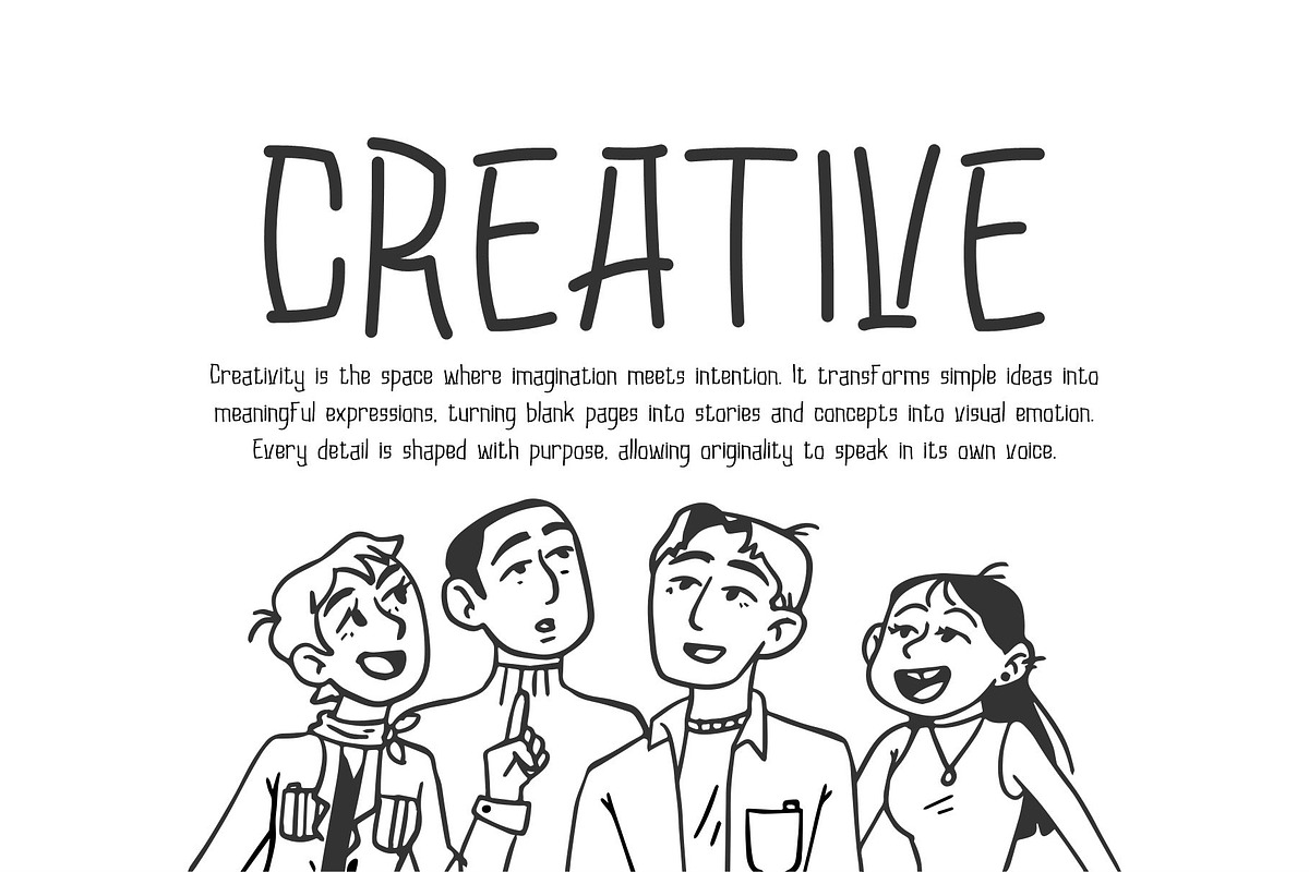 Narexo || Modern Playful Handwritten, a Handwritten Font by Idea Studio (Photo 7 of 10)
