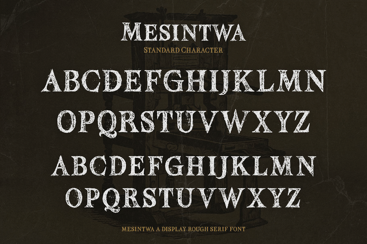 Mesintwa, a Serif Font by ilhamtaro (Photo 7 of 10)