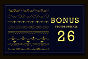 104 Vintage Royal Frames + BONUS, a Decorative Illustration by Design Unique (Thumbnail 5 of 10)