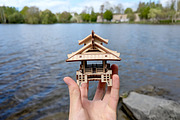 Asian Plant House - Laser Cut File, an Object Graphic by VectorPainter (Thumbnail 5 of 15)
