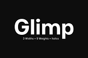 Glimp, a Sans Serif Font by OneSevenPointFive