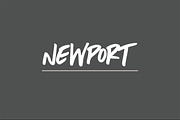 Newport | A Beachy Handwritten Font, a Sans Serif Font by Jen Wagner Co (Thumbnail 8 of 8)