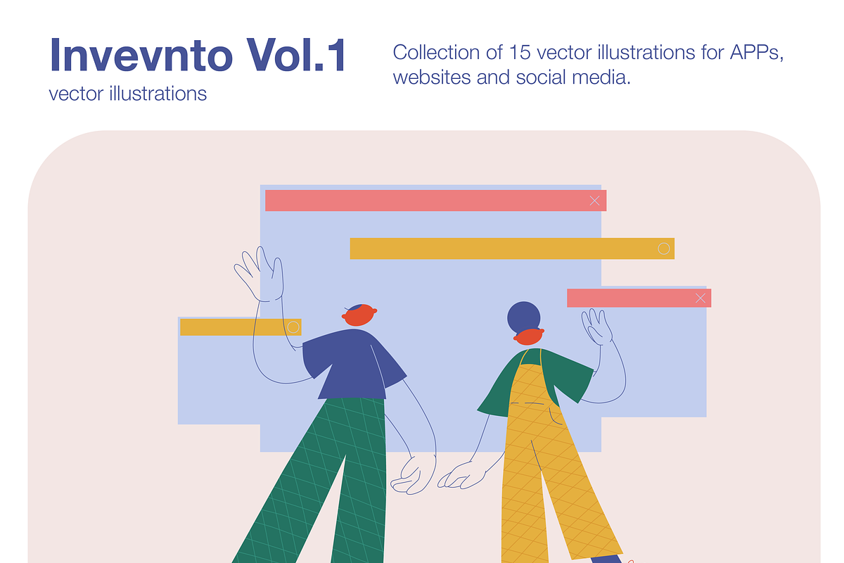 INVENTO vector illustrations Vol.1