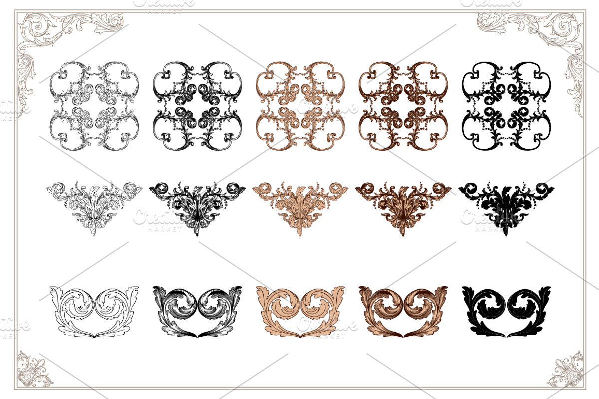 Ornament elements for decorate, a Decorative Illustration by Samira (Photo 13 of 16)