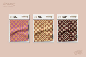 6 Groovy Circles Seamless Patterns