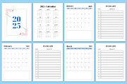 Editable 2024-2028 Monthly Planner, a Stationery Template by Designmela01 (Thumbnail 3 of 6)