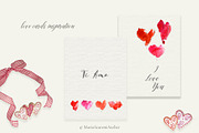 Watercolor Hearts, a Decorative Illustration by MariaScaroniAtelier (Thumbnail 3 of 6)