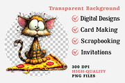 Whimsical Funny Cat Clipart Png, an Illustration by Dream Creation (Thumbnail 6 of 6)