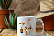 QUIRKY GIRAFFE CLIPART PACK, an Animal Illustration by Daring Digies (Thumbnail 8 of 8)