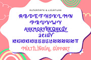 HIROKUDA - Playful Display Font, a Sans Serif Font by StringLabs (Thumbnail 6 of 6)