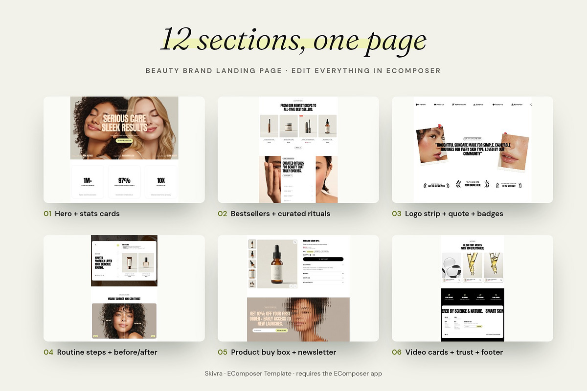 Skivra - Shopify EComposer Template, a Shopify Template by Boost Convert (Photo 5 of 11)