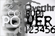 Degenerate, a Font by SelfBuild Type (Thumbnail 1 of 13)
