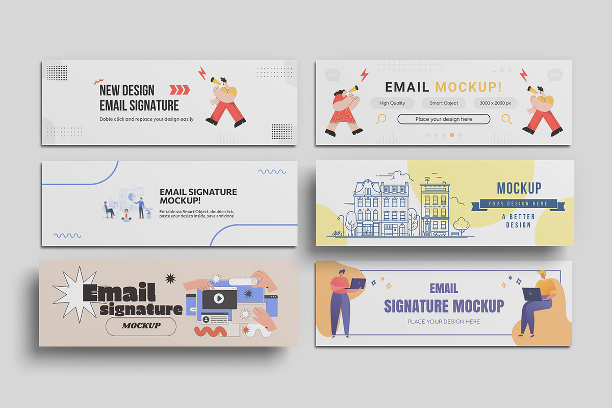 Email Signature Mockup, a Wearable Device Mockup by graphicpages (Photo 10 of 11)