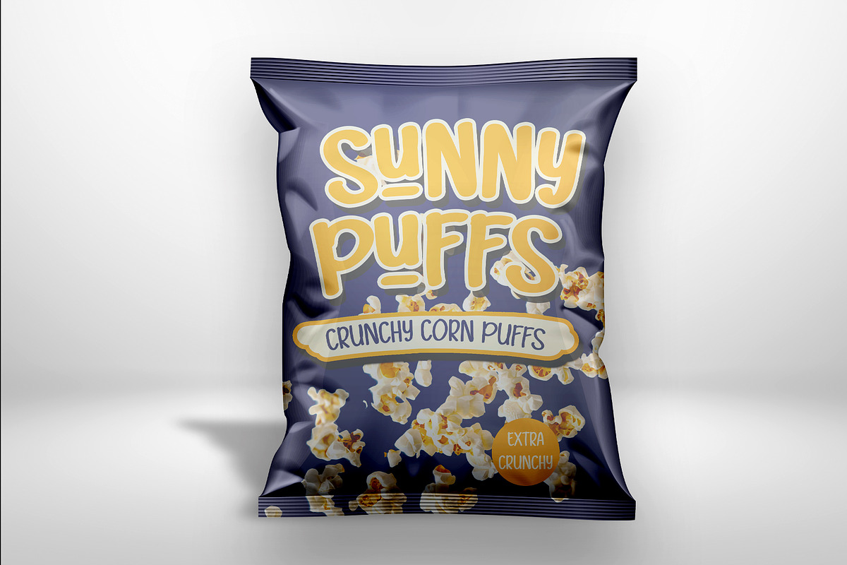 Sunny Squeeze – Cheerful Font, a Sans Serif Font by Mockmenot (Photo 3 of 6)