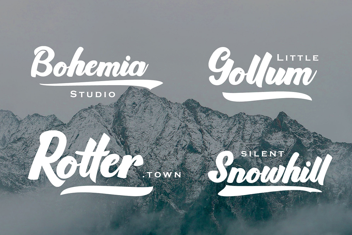 Rawhill - Bold Script Font preview 2