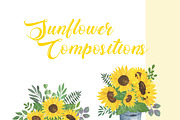Sunflowers Watercolor Collection, an Illustration by Contes_de_fée (Thumbnail 4 of 21)