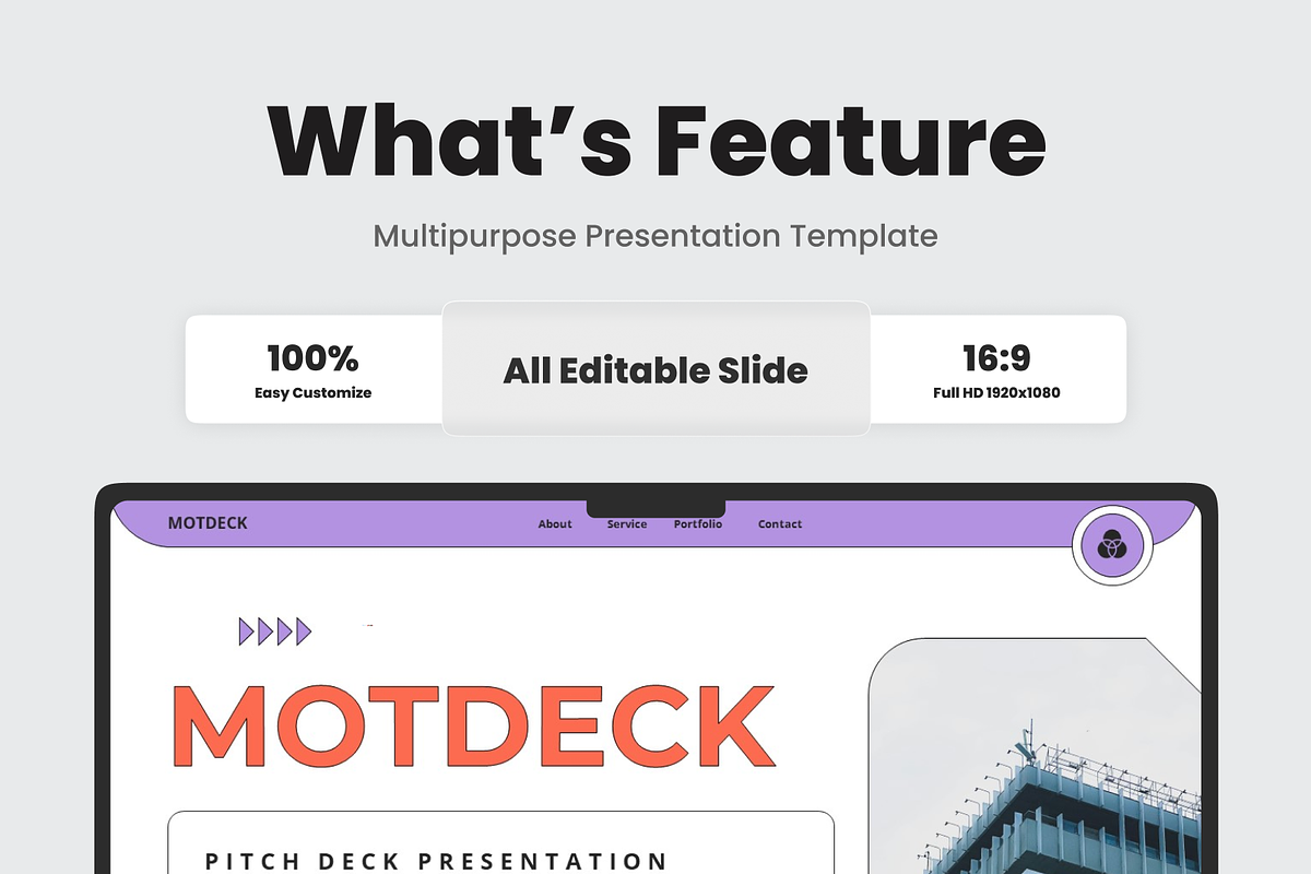 Creative Pitch Deck Keynote, a Presentation Template by SquidPixey (Photo 2 of 6)