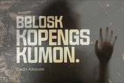 Korga - Rough Sans Serif, a Sans Serif Font by Grontype (Thumbnail 7 of 8)