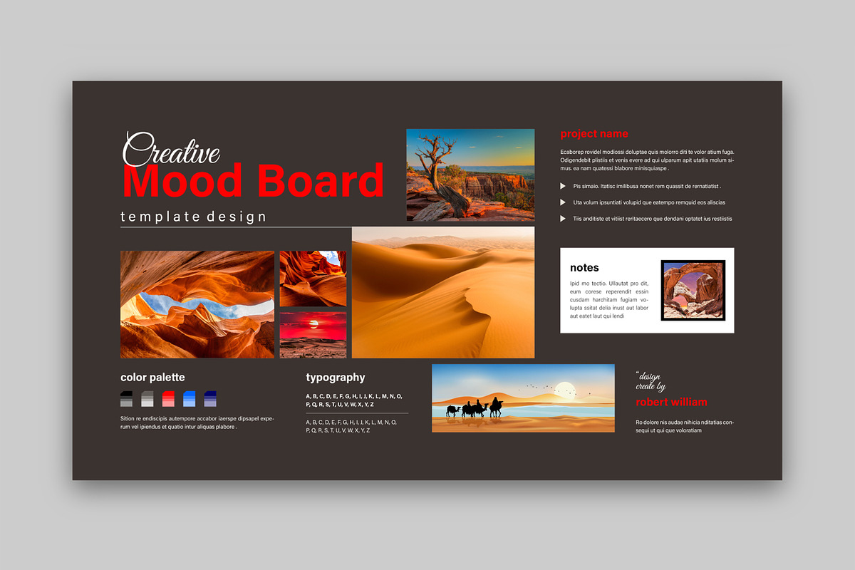 Aesthetic Moodboard Design, an UI Kit Template by MightyDesign (Photo 3 of 6)