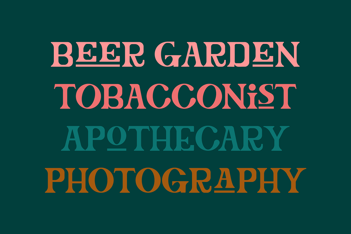Rumpunch Serif All-Caps Display Font, a Font by Holt510 (Photo 5 of 13)