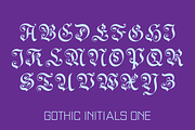 Gothic Initials Fonts Collection, a Font by GG Design (Thumbnail 3 of 19)