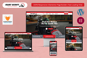 Karting Club Elementor Template