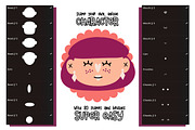 Procreate Character Stamp Brushes, a Brush Add-On by AnniaArt (Thumbnail 3 of 5)