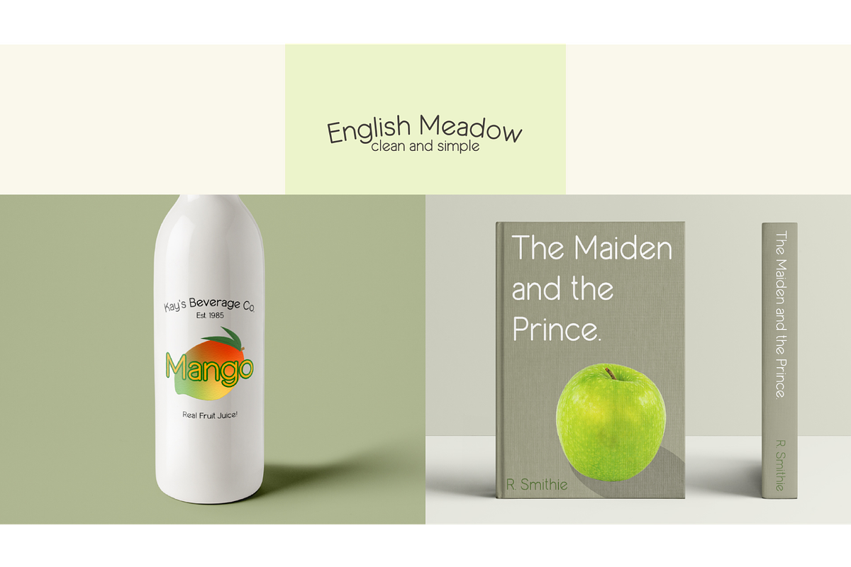 8 English Font Bundle, a Handwritten Font by noonsun (Photo 4 of 10)